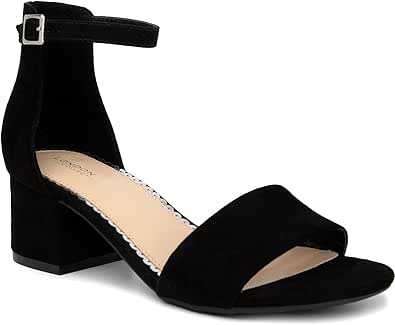 LONDON FOG Women's Nikki Low Two Piece Block Heel Dress Shoe