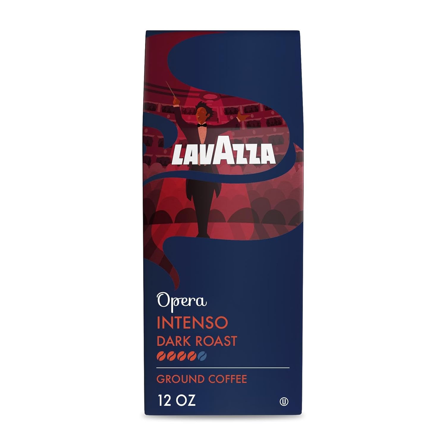 Lavazza Opera Intenso 12oz Dark Roast