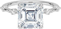 Moissanite Ring 3 Ct for Women in 10k 14k 18k & 925 Silver