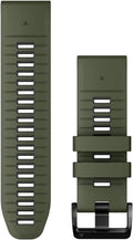 Garmin Quickfit Strap 26mm Leather & Silicone Options - Fits Fenix
