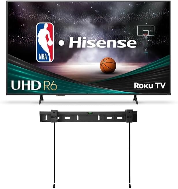 Hisense 58-Inch 4K UHD Smart TV + Free Wall Mount