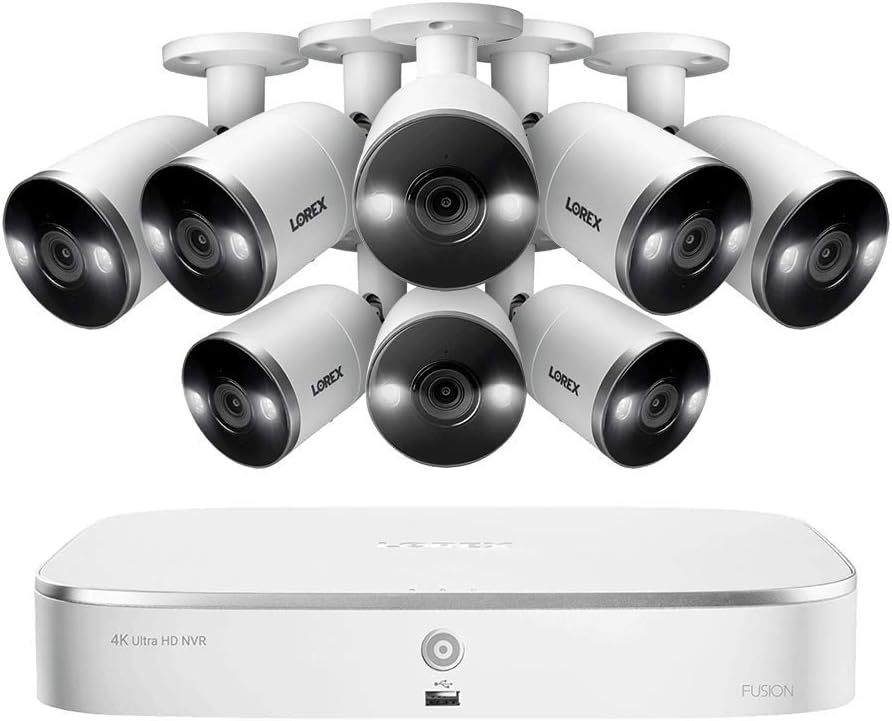 Lorex N4K2SD-88WB Surveillance System with 4K Cameras