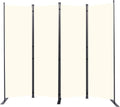 Room Divider 6FT Portable Fabric Folding Screen - Privacy & Stable