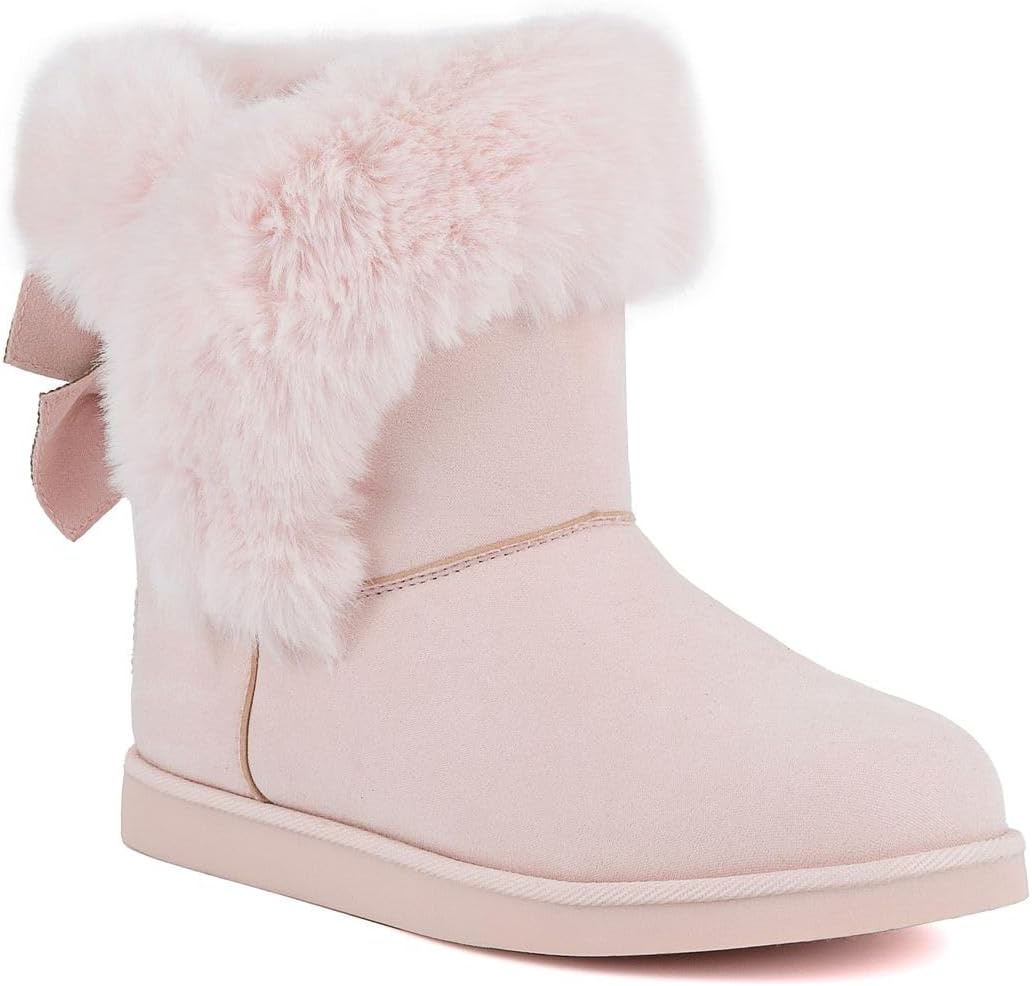 Juicy Couture Women's Slip On Winter Snow Boots for Comfort