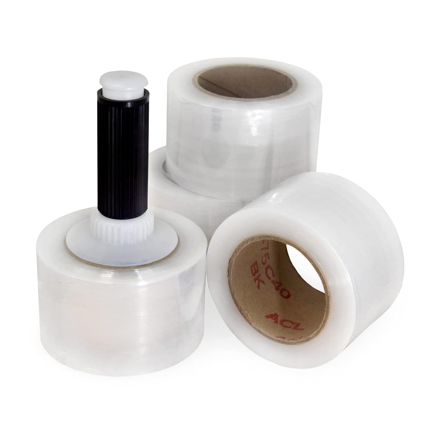 IDL Packaging 3in x 1000ft Stretch Wrap Mini Rolls for Moving