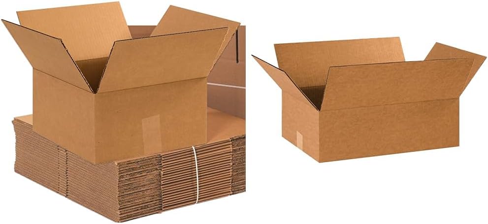 Heavy Duty Shipping Boxes 12x12x6 for Moving and Storage