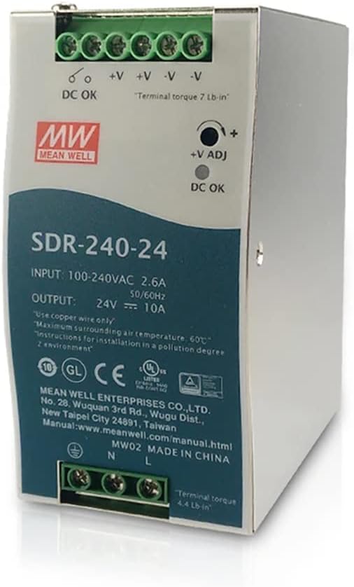 SDR-240-24 Mean Well Switching Power Supply for Reliable Power