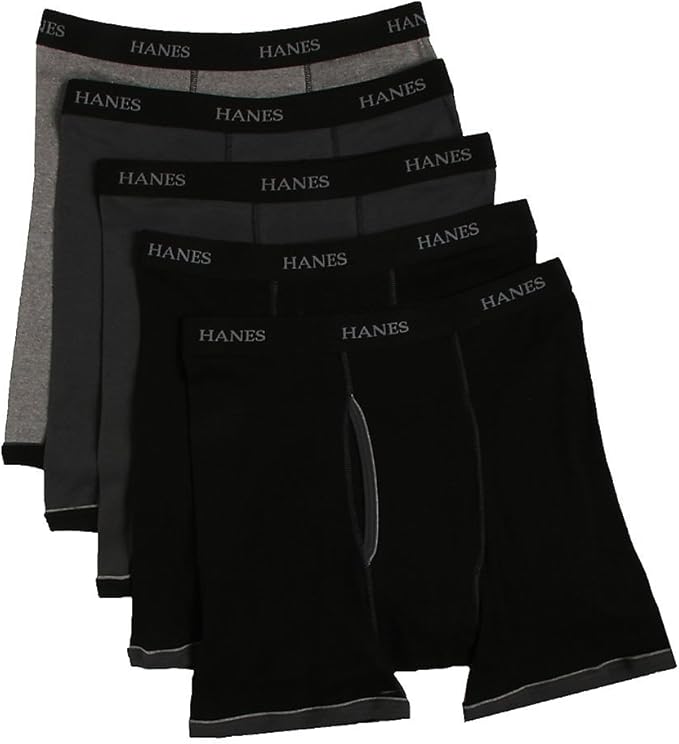 Hanes Men's Tagless Boxer Briefs for Ultimate Comfort and Fit