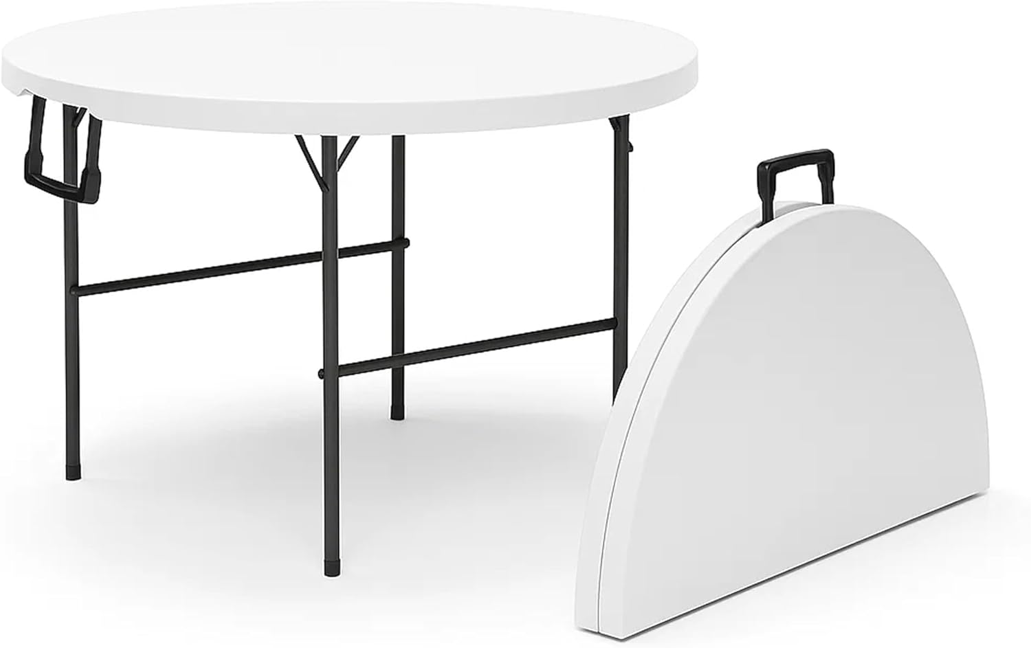 3.5 Feet Circular Round Foldable Table for Events and Dining