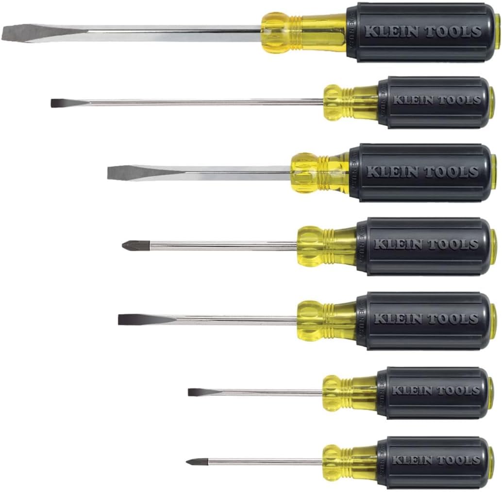 Klein Tools 85076 Screwdriver Set: Durable & Comfortable 7-Piece