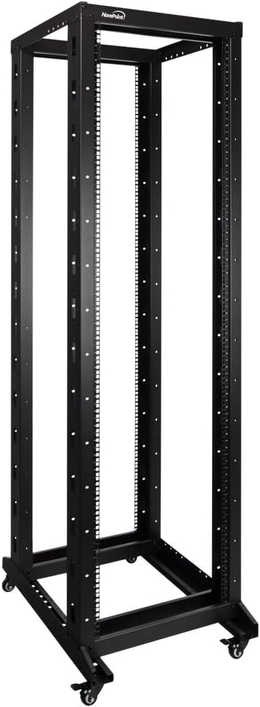 NavePoint 42U 4 Post Server Rack for 19 Inch Equipment