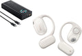 Baseus 65W Portable Charger with Bowie MF1 Open-Ear Earbuds - All-Day