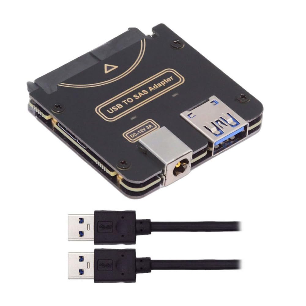 SFF-8482 SAS to USB 3.0 Adapter for Hard Disk Drives
