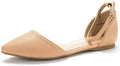 Women's Pointed D'Orsay Ballet Flats - Comfortable Slip On Shoes