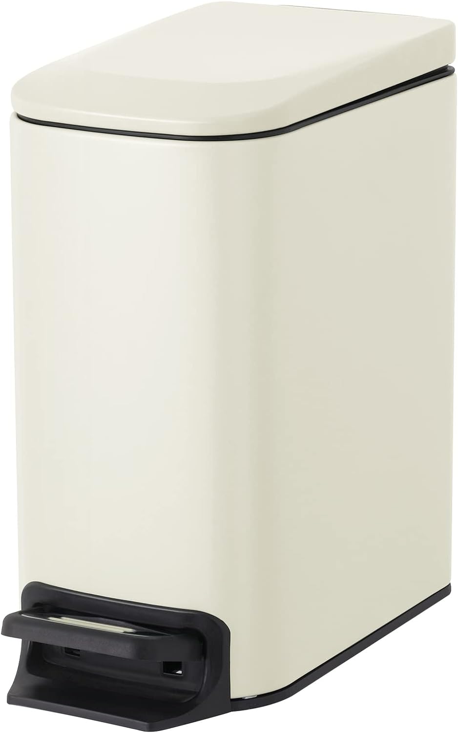 Cesun Small Bathroom Trash Can with Lid Soft Close for Tight Spaces
