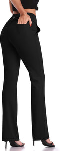 Bootcut Yoga Pants for Women Tummy Control - Flared High Waist Soft