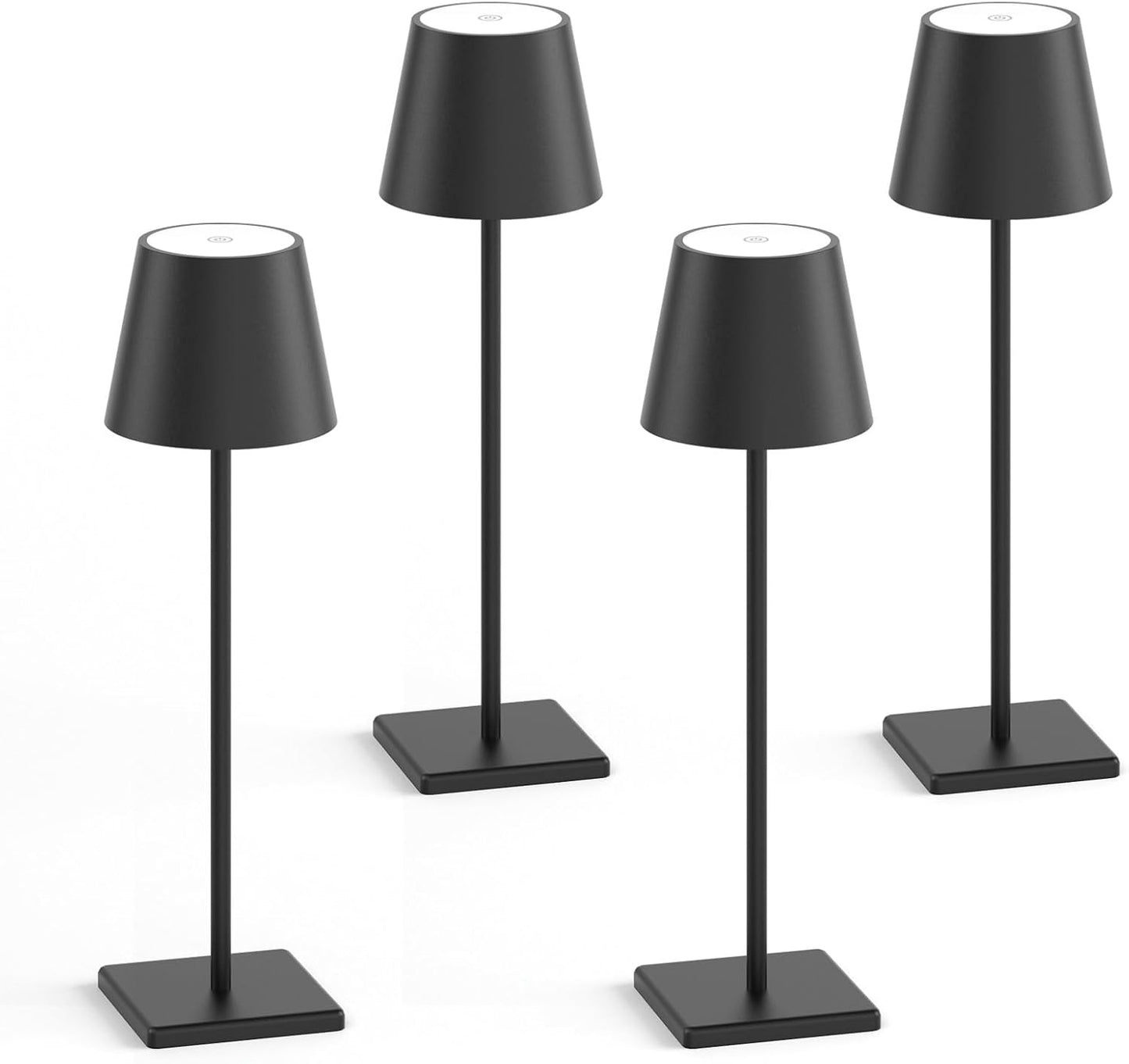 4-Pack LED Rechargeable Table Lamp for Modern Lighting Needs