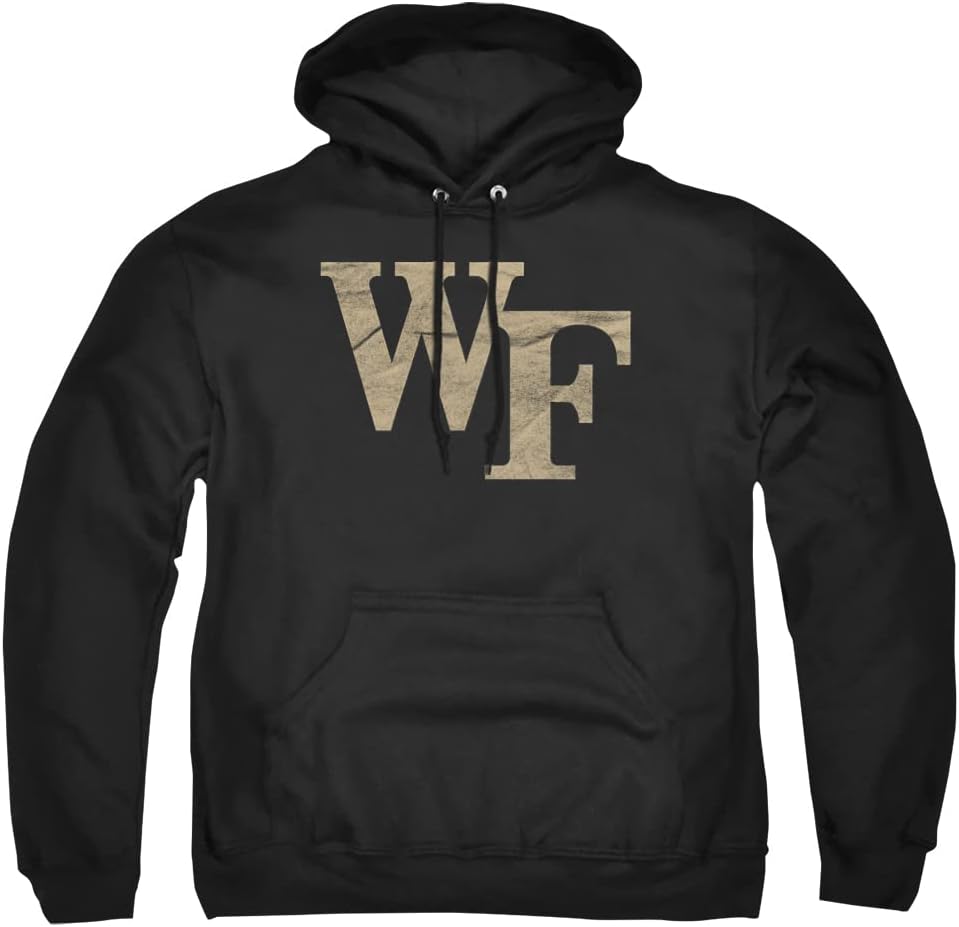 Official Collegiate Distressed Logo Adult Pullover Hoodie