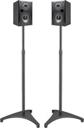 PERLESMITH Speaker Stand Adjustable 19.29 to 44.29 in - Stable Floor