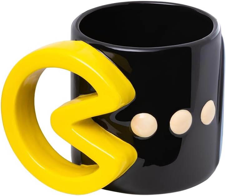 Paladone PAC-Man Ceramic Mug - Retro Gaming 20oz Cup