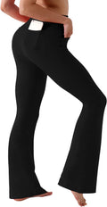 Bootleg High Waist Yoga Pants - Tall Flare Tummy Control