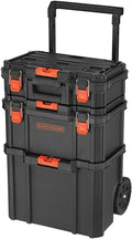 Stackable Storage System 3-Piece Set - Portable Tool Organization