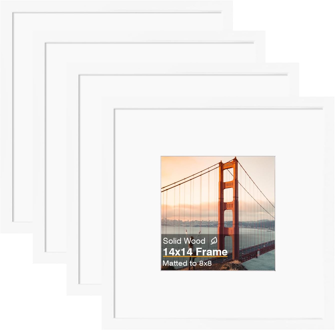 KINLINK 14x14 Picture Frames for Stylish Wall Display
