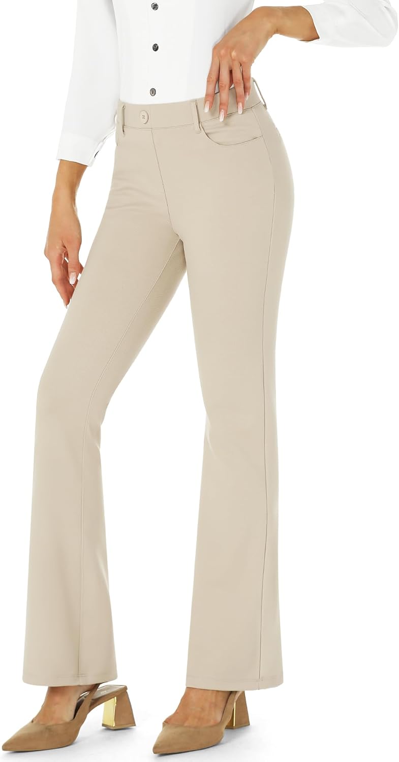 Stelle Women's Bootcut Dress Pants for Business Casual Style