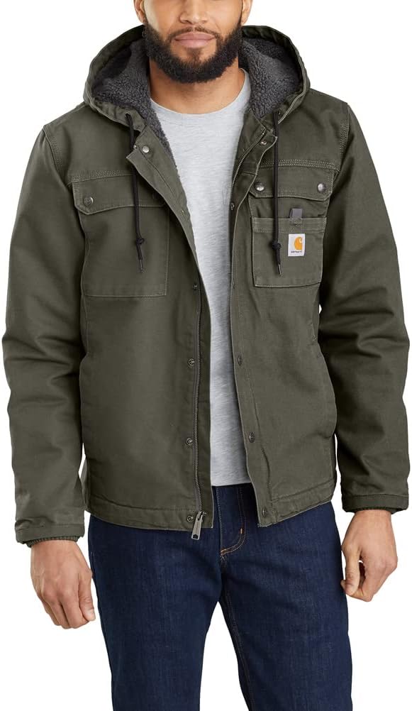 Carhartt Men's 103826 Bartlett Jacket - Warm Sherpa Lined Comfort
