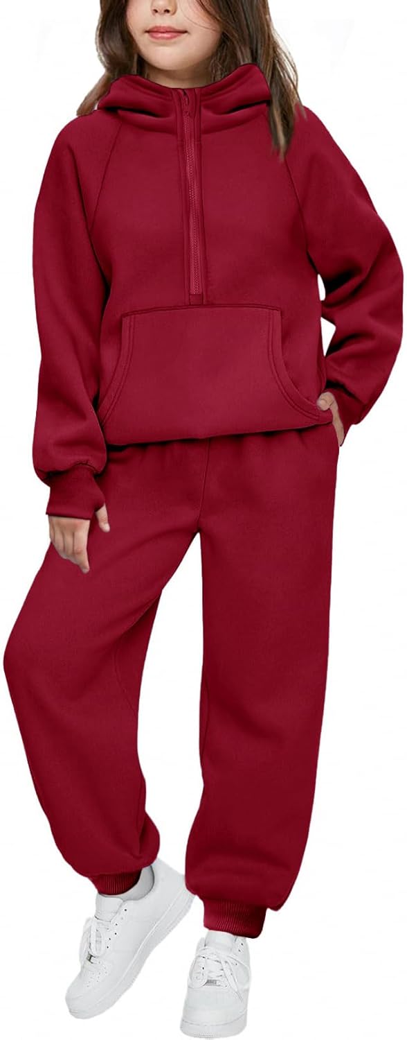 Arshiner Girls 2 Piece Outfits Tracksuit for Fashionable Kids