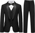 Boy Suits 3 Piece Slim Fit Formal Suit Set for Kids - 5PC Tuxedo Style