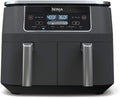 DualZone 8-qt 6-in-1 Air Fryer with 2 Independent Baskets - Cook 2
