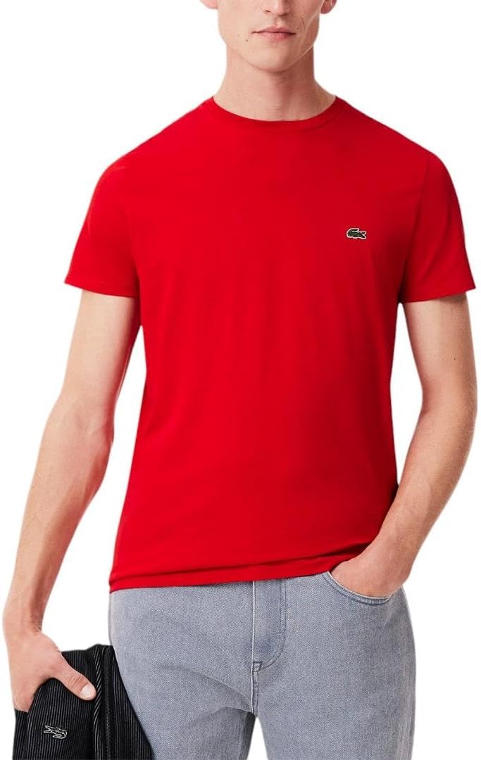 Lacoste Men's Short Sleeve Pima Jersey Crew Neck Tee Review
