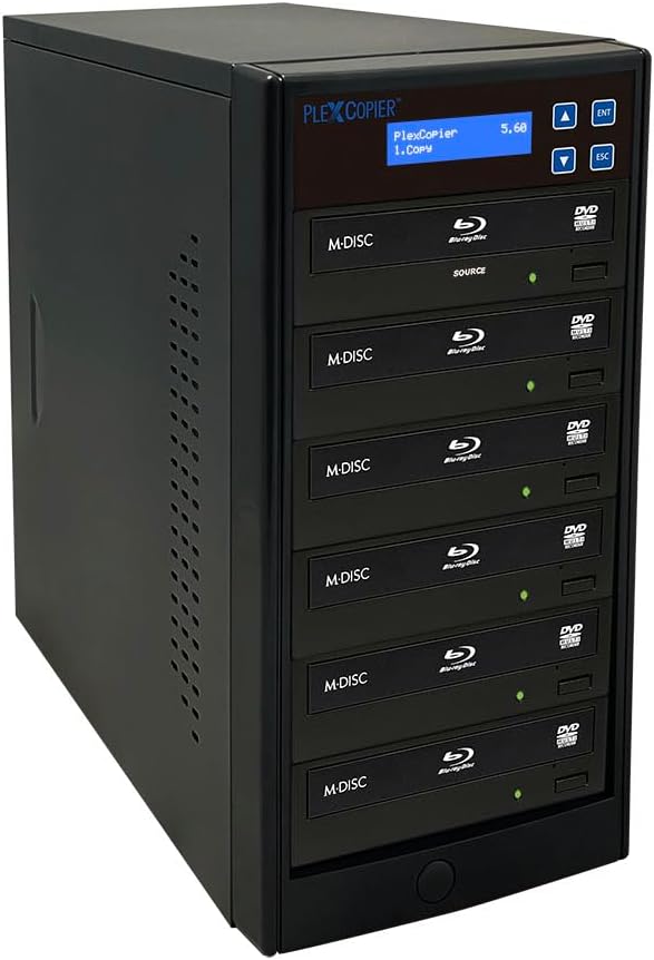1 to 5 Blu-ray BD Duplicator Copier Tower with Copy Protection