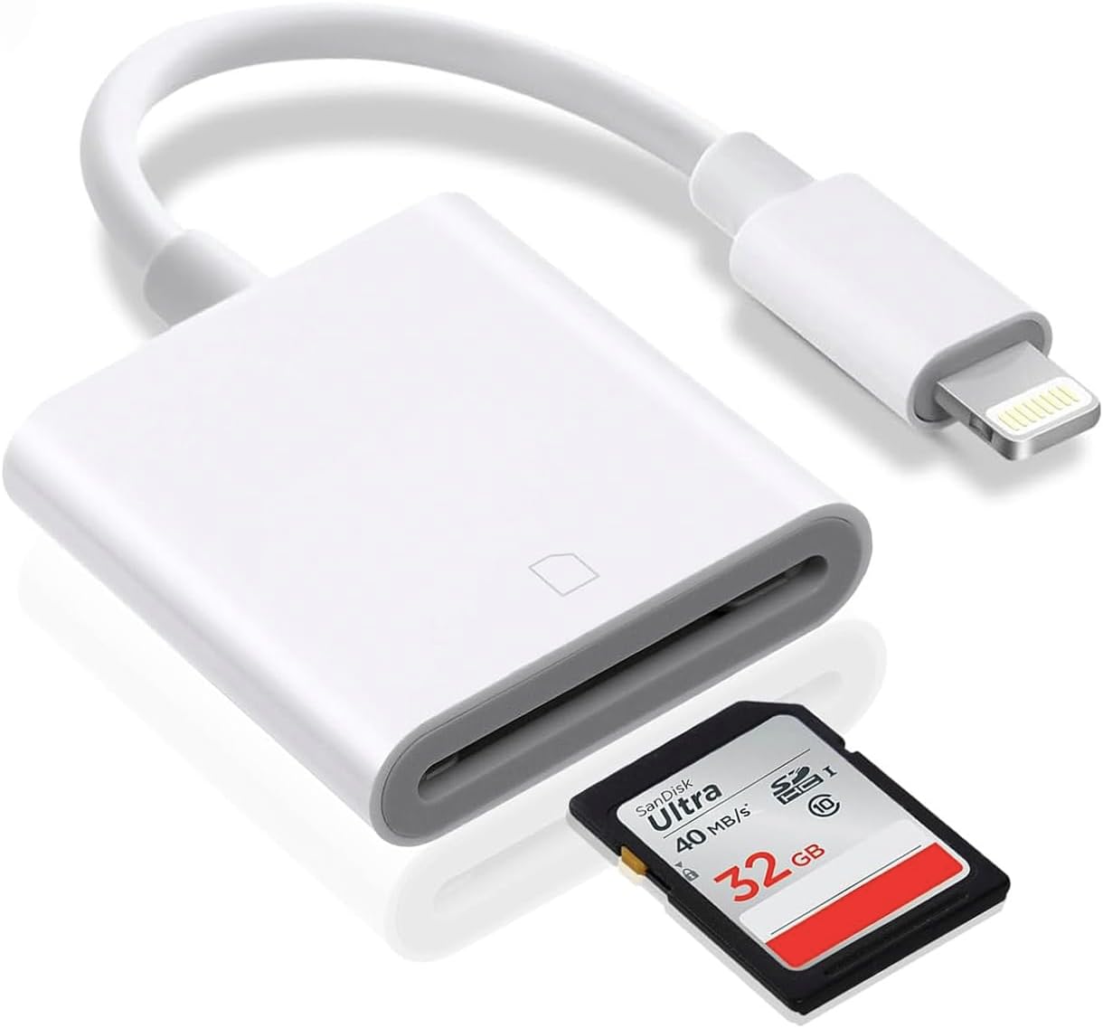 iPhone SD Card Camera Reader - Instant Data Transfer
