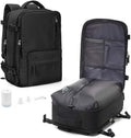WONHOX Large Travel Backpack Carry on Flight Approved - Space-Saving