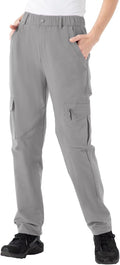 Rdruko Women's Hiking Cargo Pants UPF 50+ Water-Resistant Shoes