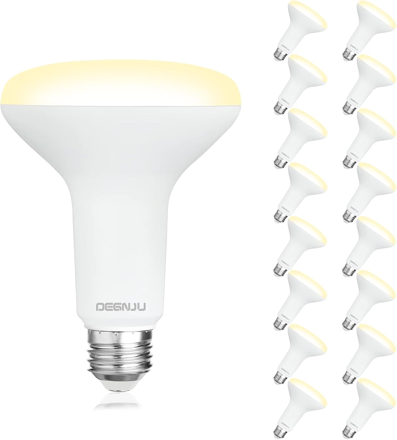 16 Pack Dimmable BR30 LED Bulbs for Indoor Flood Lighting