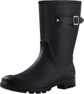 Women's Mid Calf Rain Boots Waterproof Garden Shoes - Comfortable Grip