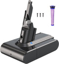 YABER 6000mAh Dyson V7 Battery Replacement Set