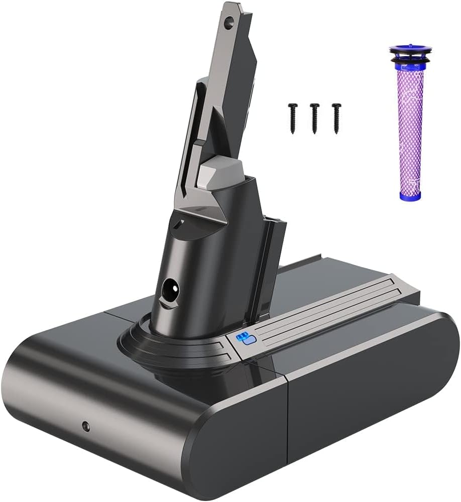 YABER 6000mAh Dyson V7 Battery Replacement Set