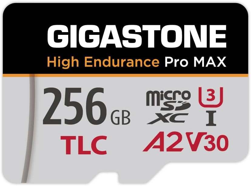 GIGASTONE 256GB Micro SD Card for Dash Cam and More