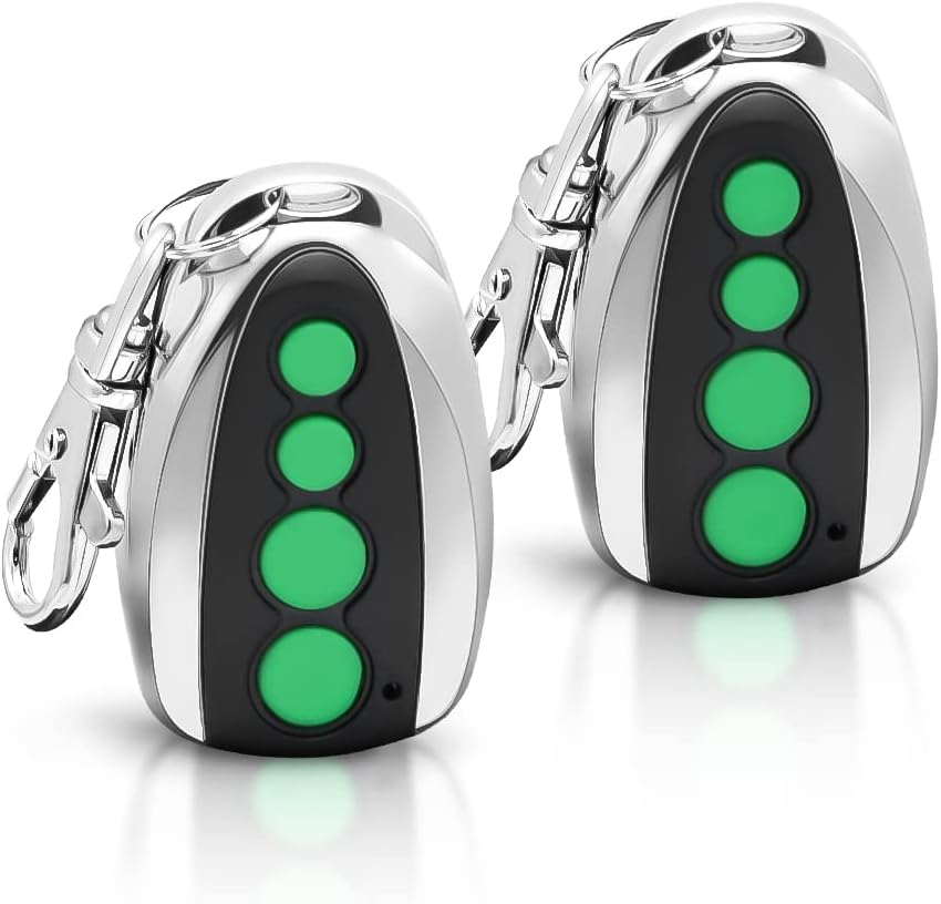 TOPENS M12 Remote Control Transmitter for Gate Openers 2-Pack