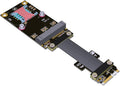 M.2 Key A.E. to Mini-PCIe Extension Cable - PCIe 4.0 x1, Custom Length