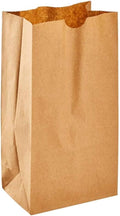 16lb Kraft 500 Paper Lunch Bags Flat Bottom Grocery Bags - Durable