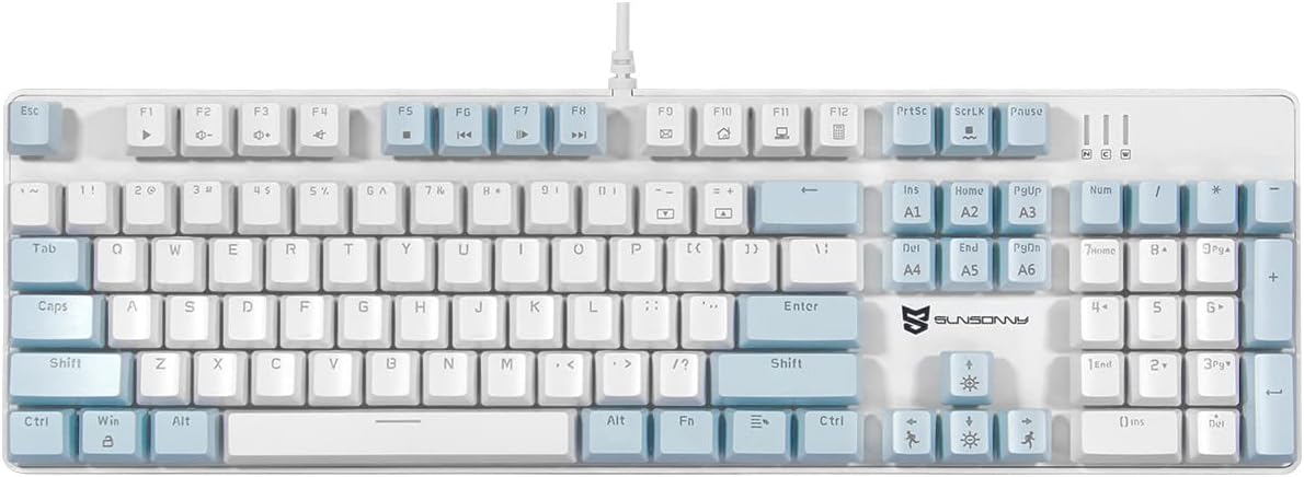 Mechanical Gaming Keyboard with Hot Swappable Brown Switches