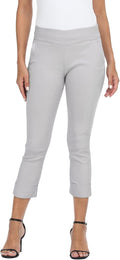 HDE Pull On Capri Pants for Women with Pockets (Style FLM8)