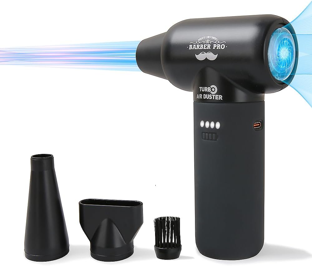 Compressed Air Duster - Portable Jet Dry Air Blower for Cleaning