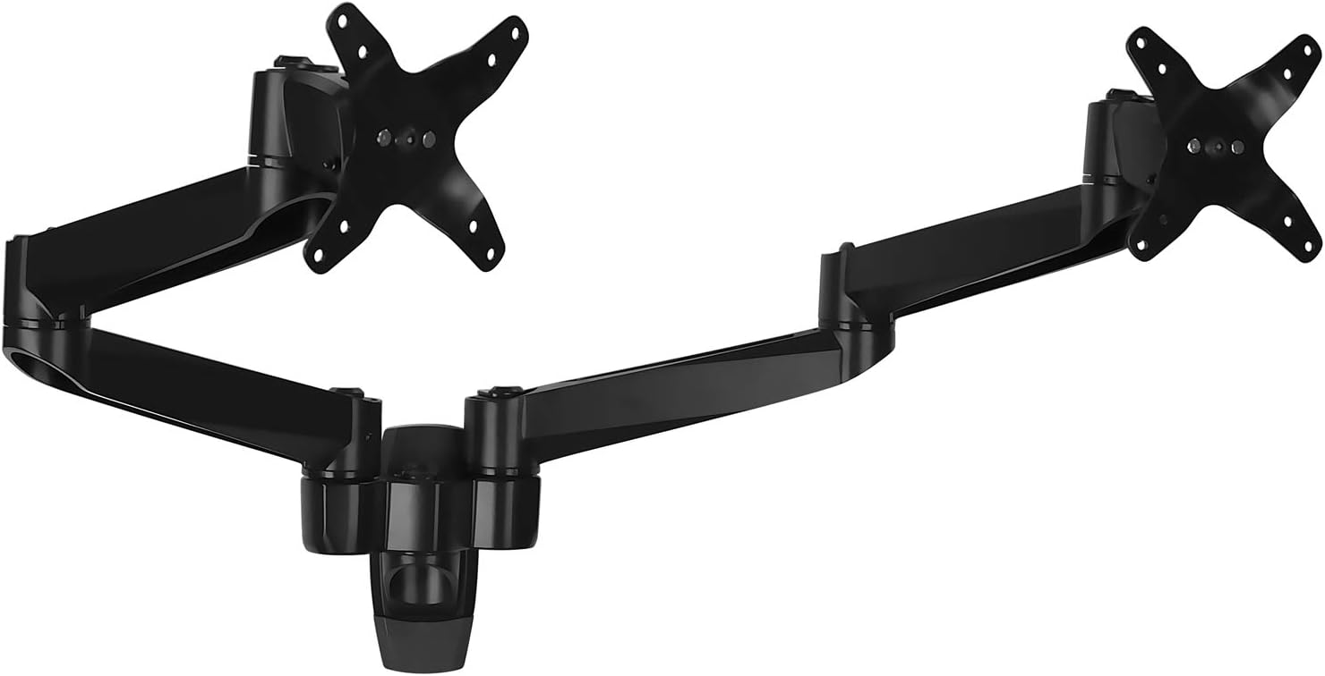Premium Modular Dual Monitor Wall Mount Arms for 27 Inch Screens