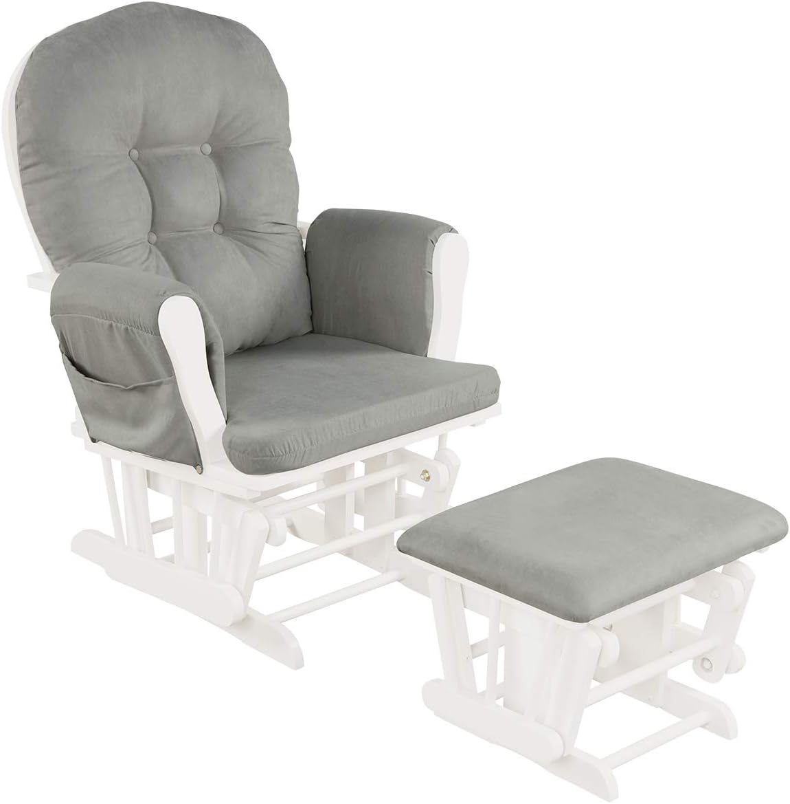 Costzon Nursery Glider: Comfort, Storage, Style!